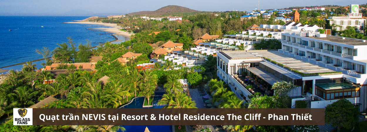 Quạt trần Nevis tại dự án Resort & Hotel Residence The Cliff - Phan Thiết