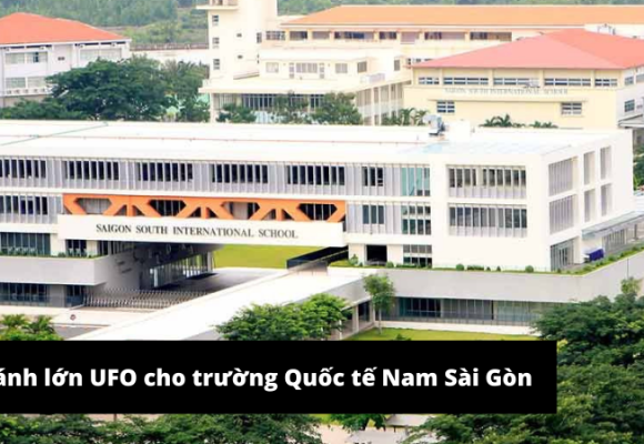 Trường quốc tế Nam Sài Gòn (SSIS) lắp đặt quạt trần sải cánh lớn 3m SUNON